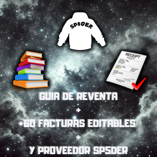 PACK GUÍA, +60 FACTURAS EDITABLES Y PROVEEDOR SPIDER
